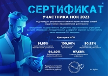 ГУМРФ прошел проверку качества условий, в которых осуществляется образовательная деятельность